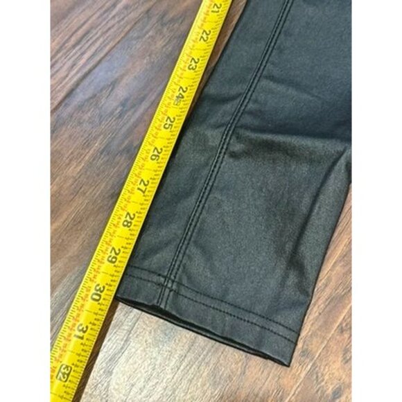 Black Skinny Stretch Jeans Pants - M - Andrew & Audrey - Rayon/Nylon Shimmer - Picture 6 of 8